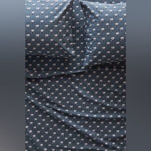 Anthropologie Rose Organic Percale Queen Sheet Set